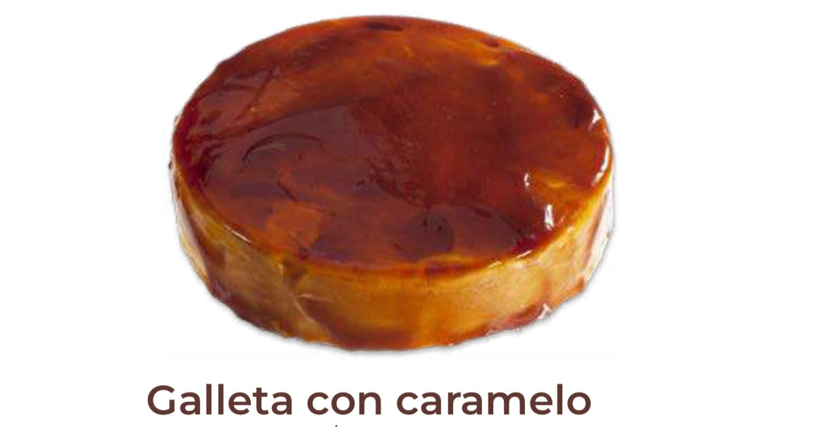 Galleta con caramelo